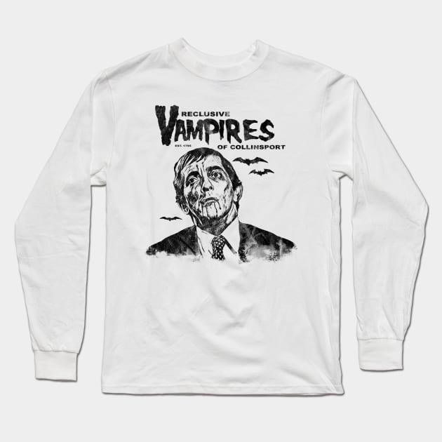 Reclusive Vampires of Collinsport Long Sleeve T-Shirt by UnlovelyFrankenstein